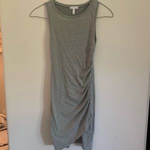 Casual bodycon grey dress